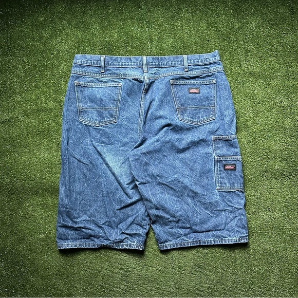 Dickies Vintage Y2K Double Badge Baggy Carpenter Cargo Men Shorts - Picture 1 of 5